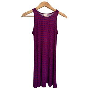 Natural Life Women's Swing Tank Pink Purple Dress Stretchy XS